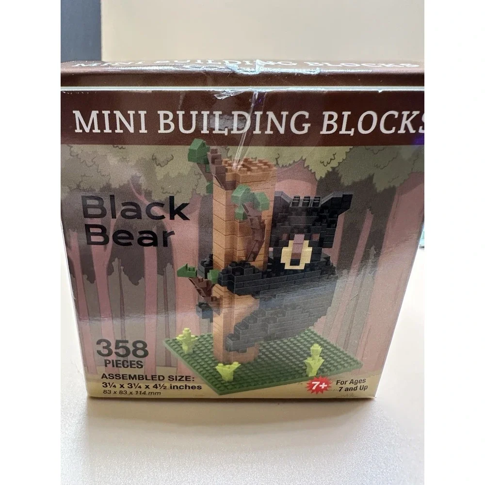 Impact‎ New Opened Black Bear Climbing Tree Mini Building Blocks 358+ Mini Piece